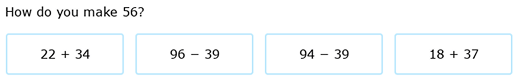 Addition/subtraction within 100 (with regrouping) icon