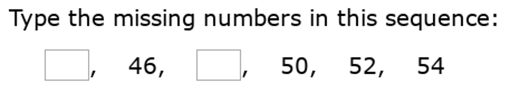 Number patterns (odd/even, multiples) icon